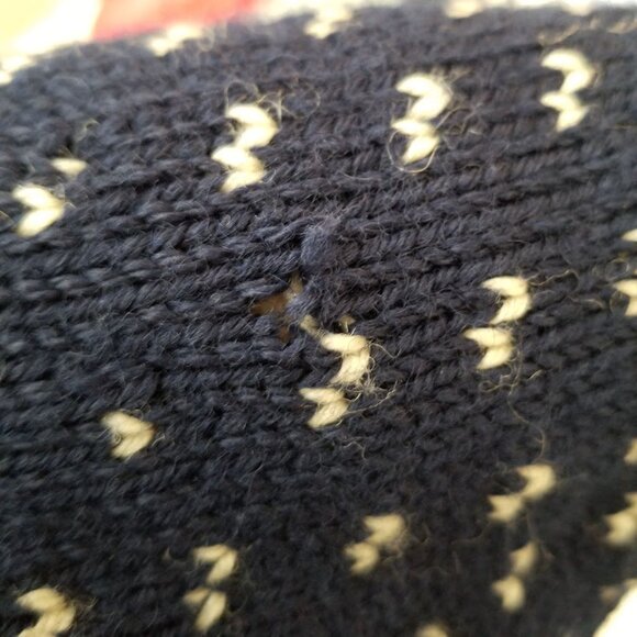 Dale Norway Blue Fair Isle Reindeer Chunky Wool Cardigan Sweater sz S 40 Unisex - Picture 15 of 15